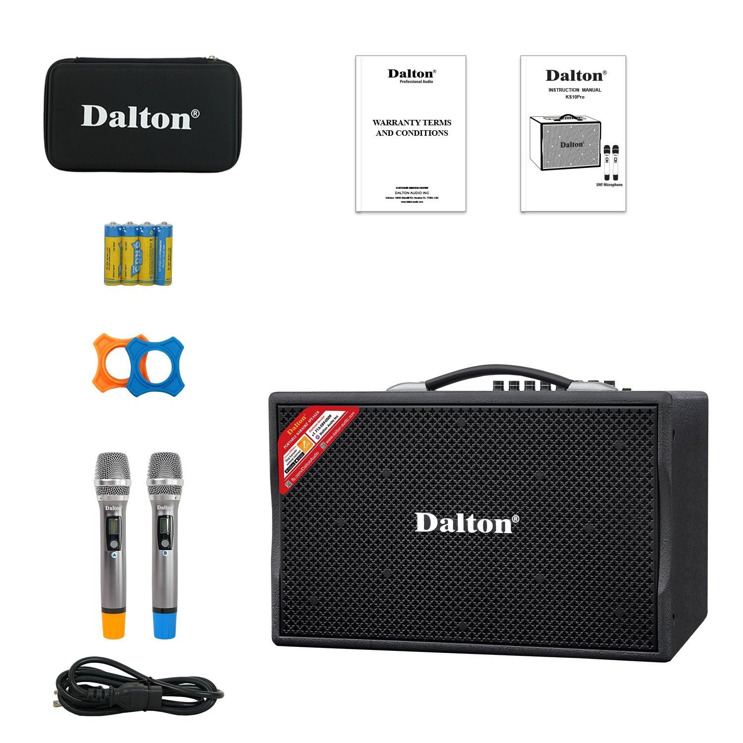 Amazon.com: DALTON Portable Bluetooth Speaker 250W | 2 UHF